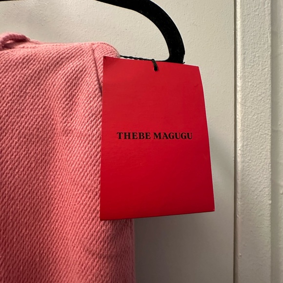 NWT Thebe Magugu Pink Wool Trousers - Picture 4 of 5